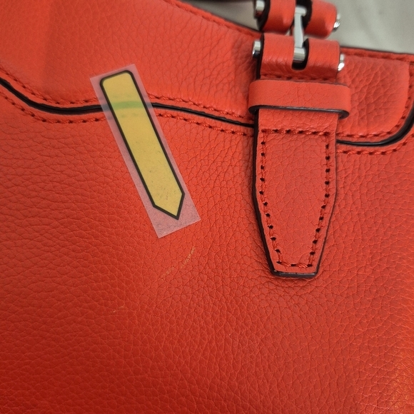 Rebecca Minkoff Leather Mini Blair Tote Crossbody Handbag in Poppy  *No Fringe - Picture 16 of 16